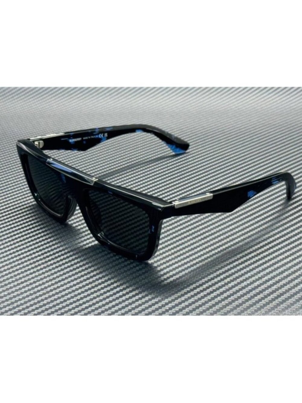 New Burberry Men Blue Havana Sunglasses 54-21-145